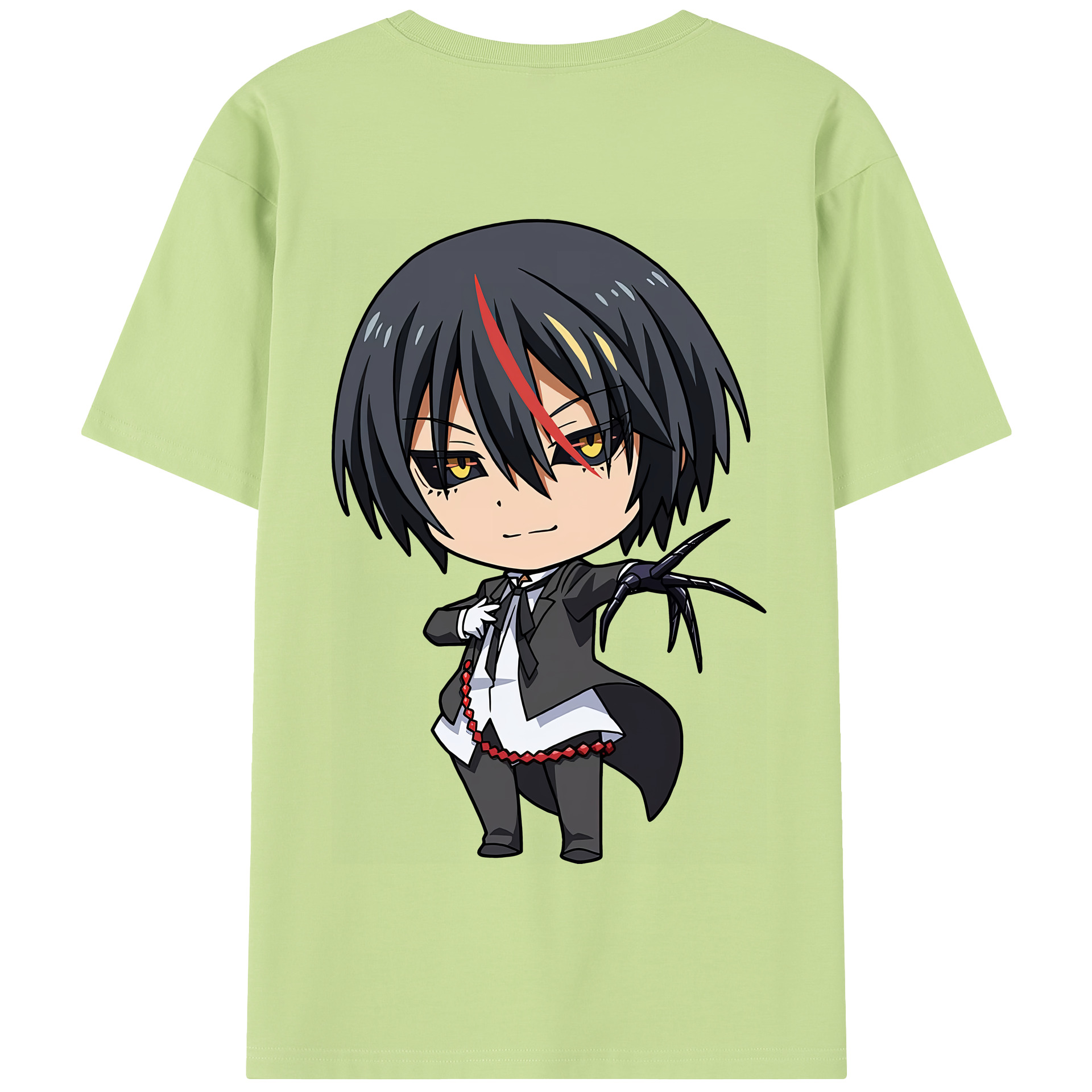 （画像用） 転スラ Regarding Reincarnated to Slime 綿100％半袖Tシャツ（背面プリント）